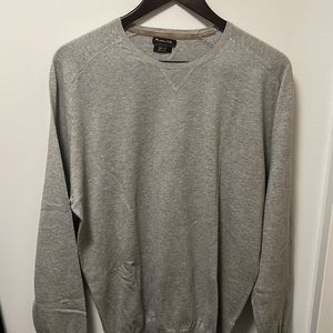 massino dutti grey sweatshirt. large.